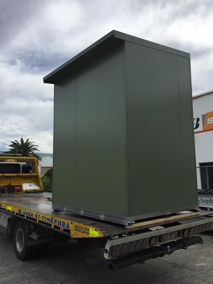 Custom Prefabricated Utility Rooms transported to Brisbane